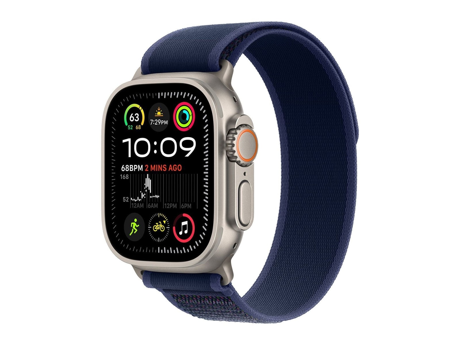 Apple Watch Ultra 2 49MM Natural Trail Loop Blue