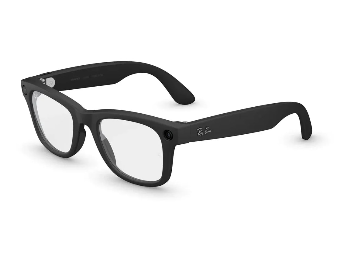 Ray-Ban Meta Gen 2 Wayfarer Matte Black Clear 53mm RW4012