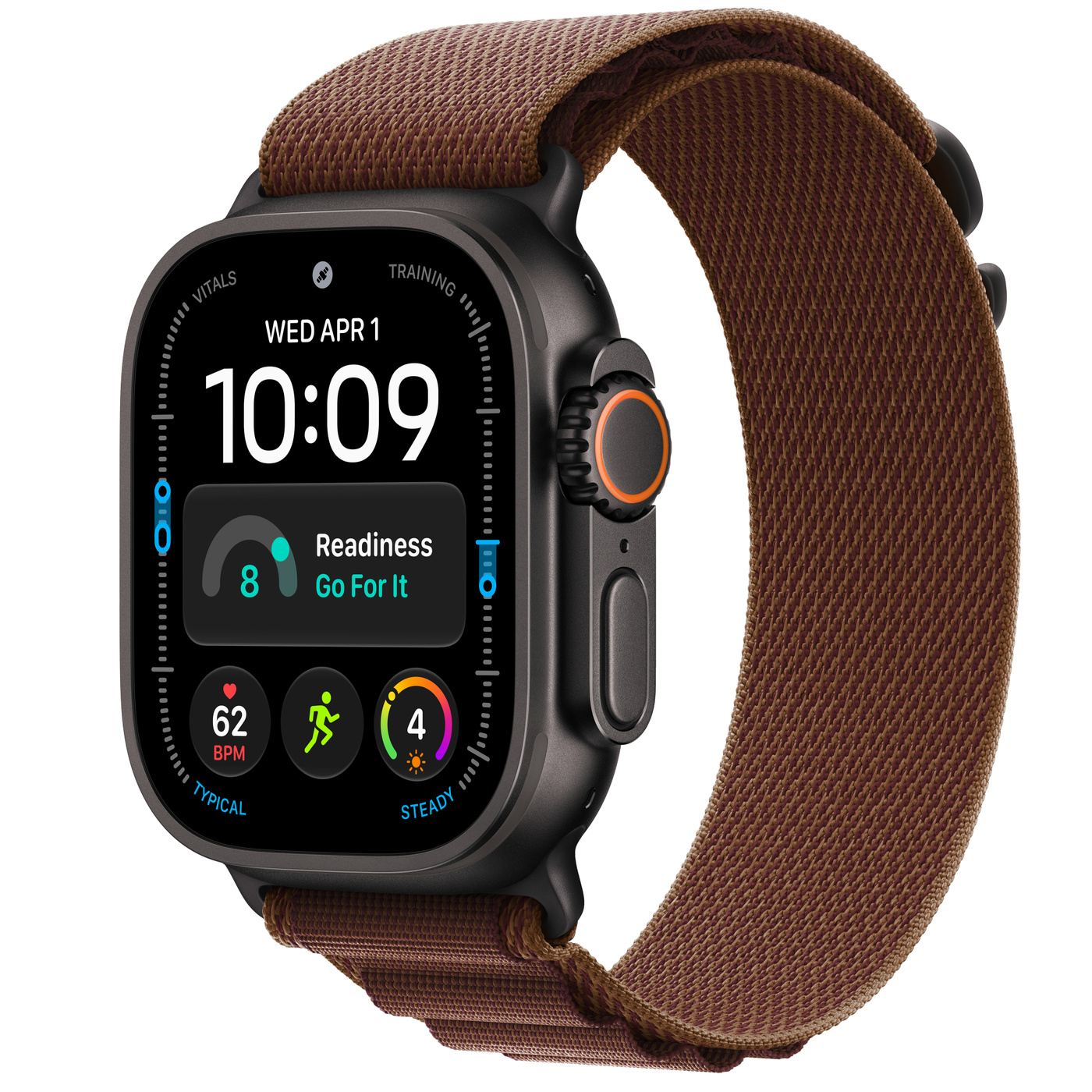 Apple Watch Ultra 4 49MM CL Burgundy Alpine Loop Black L