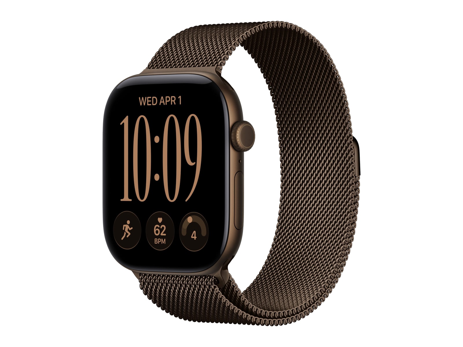 Apple Watch Series 12 46MM GPS Dark Bronze Milanese Loop Dark Bronze S/M