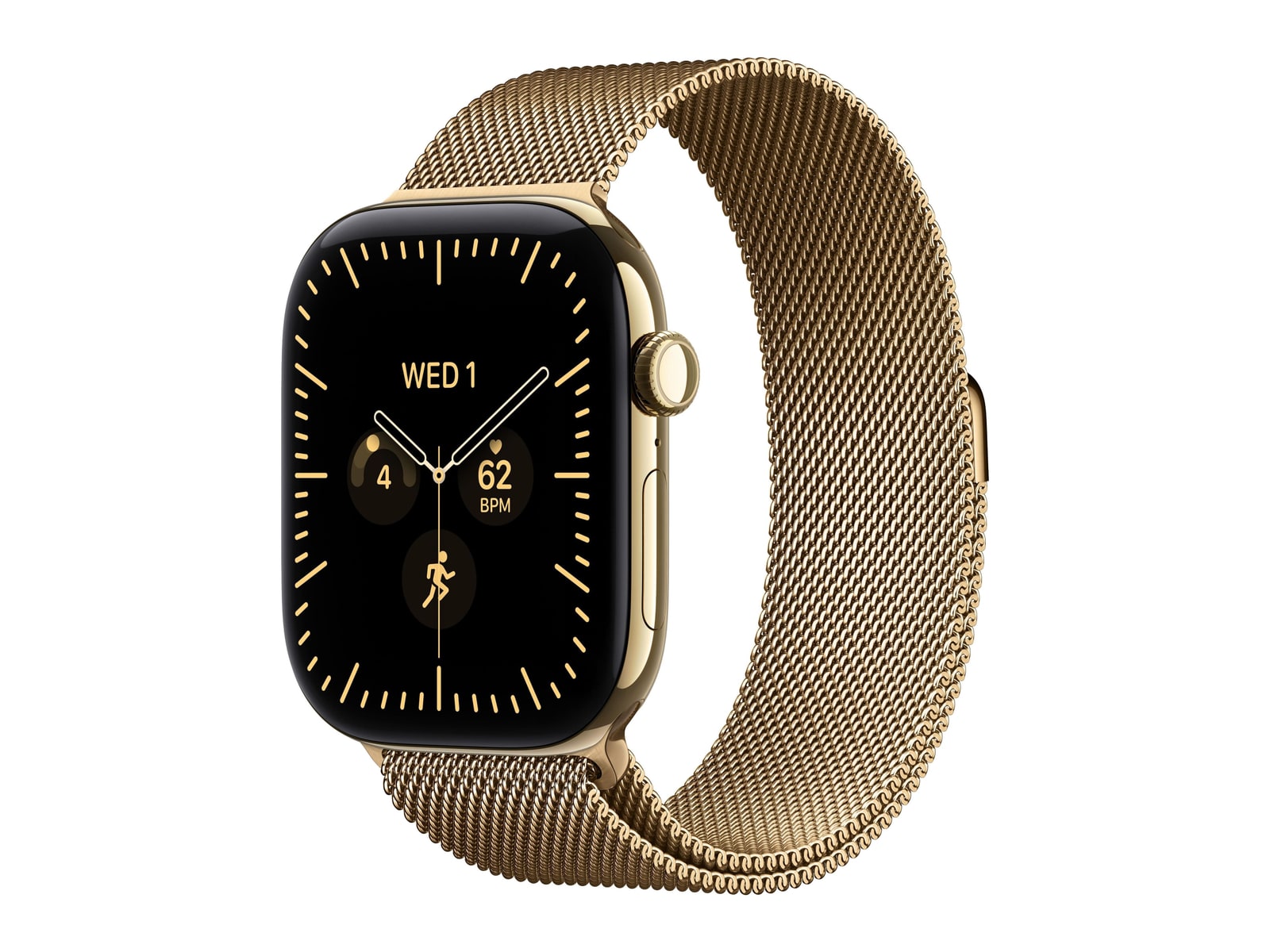Apple Watch Series 12 42MM CL Radiant Gold Milanese Loop Radiant Gold - MJGL4LS/A