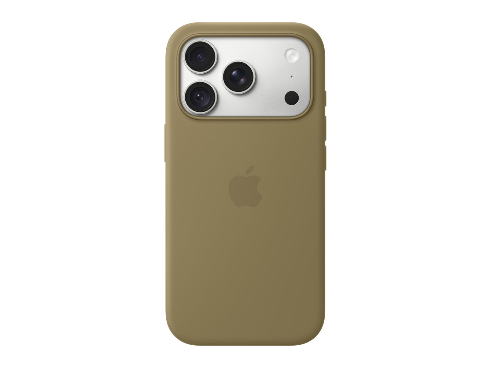 iPhone 18 Pro Silicone Case with MagSafe - Olive MK8V4FE/A